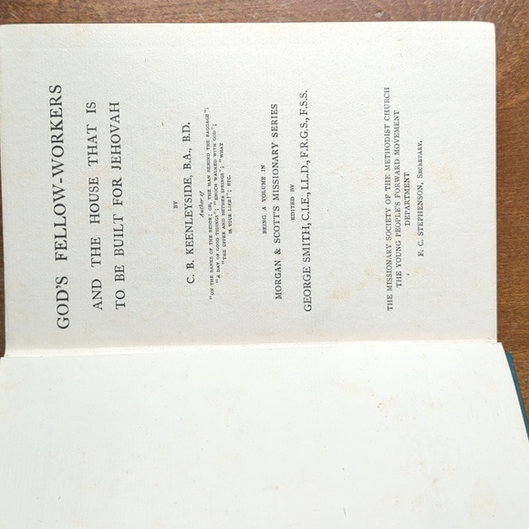 1910 Book "God's Fellow Workers" - Picture 5 of 12